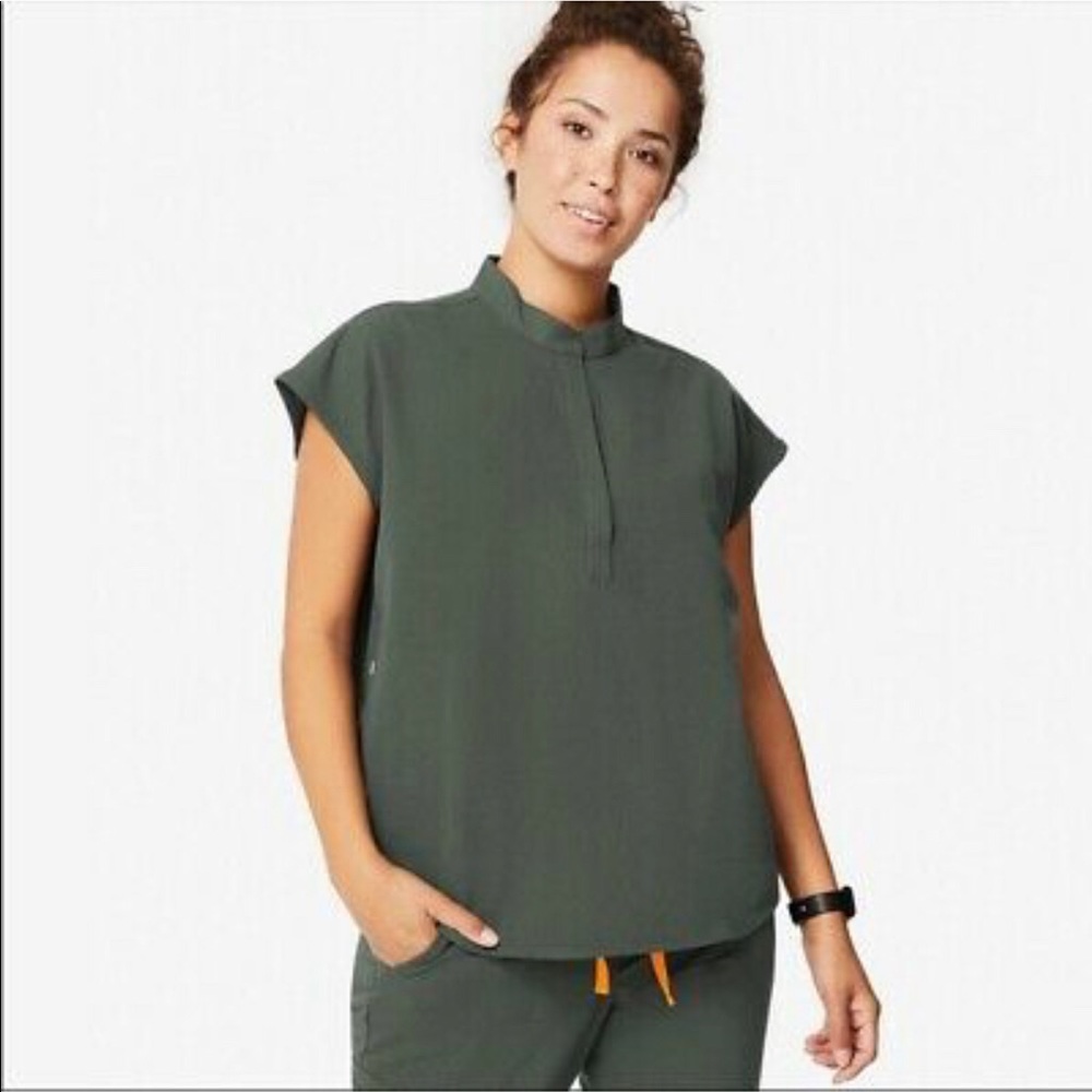 Figs Moss Scrub Set- Small/Small Petite